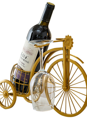 创意红酒杯架倒挂高脚杯葡萄酒架欧式轻奢酒柜摆件家居客厅装饰品