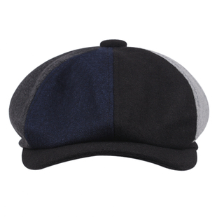 Fashion Wool Newsboy Caps New Men Herringbone Flat Caps Wome