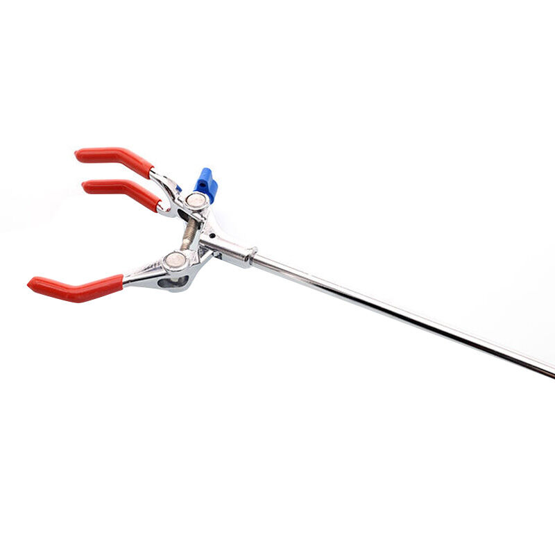 纳仕德SW1023三爪夹实验室烧瓶夹可调节铁架台十字夹万用夹单双调