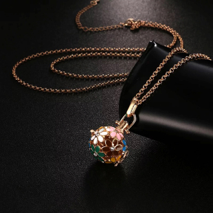 Color Ball 极速Mexico Two Locket Piano Caller Chime Feather