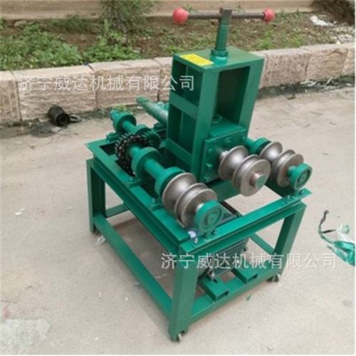 钢筋弯管器76电动弯管器 方管圆管弯弧机 大棚立式弯管器