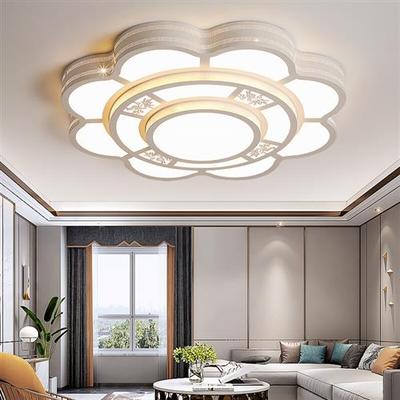 新年新款客厅灯米大圆灯简约现代大气大厅会议室吸顶灯 星空款直