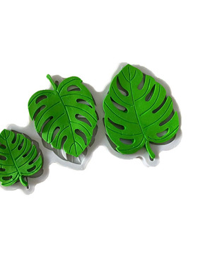 极速Turtle Leaf 3D Silicone Press Mold Leaves Cake Decoratio