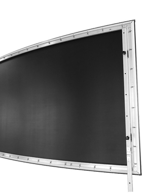 经科JK弧形画框幕布窄边框HB-CW2高增益金属软幕106寸16:10