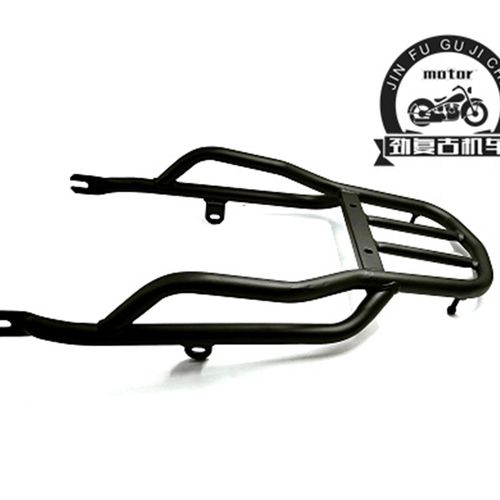 适用轻骑游侠Black seven后货架 游侠u侠250机车后靠背后扶手尾翼