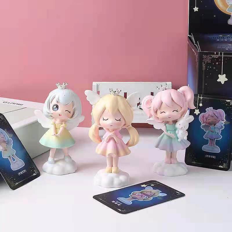 正版第二季晚安宝贝手办盲盒女孩摆件卡通桌面公仔儿童生日礼物女