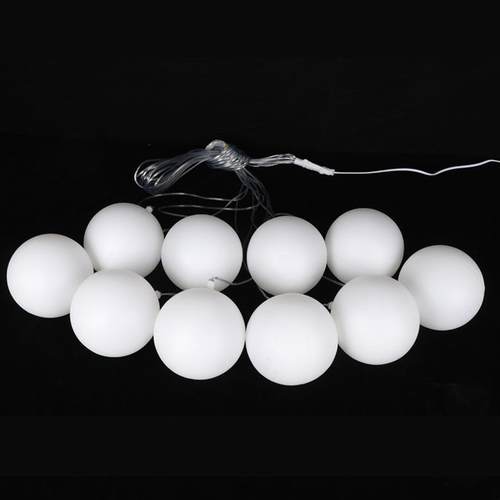 婚庆道具奶白色圆球吊灯婚礼舞台吊顶装饰道具布置橱窗美陈灯串