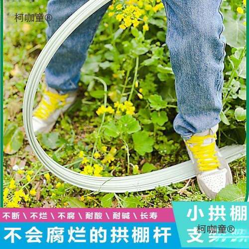 小拱棚拱杆塑料纤维杆玻纤维杆育苗玻璃纤维支架菜园实心弓麦太保