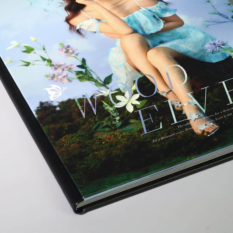 个性化杂志册照片书来图制作本纪念册°平铺宝宝写真封面可diy