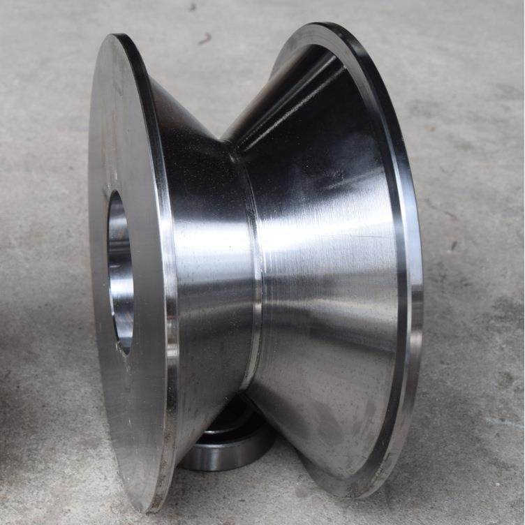 生产角铁角钢V型轮H型工字钢槽轮单边/双边轻轨轨道轮重型轨道轮