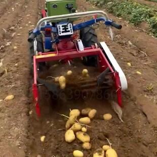 新款 手扶拖拉机土豆红薯收获机洋芋马铃薯收割机刨地瓜芋头收获机