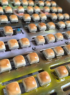 KADA原创焦糖面包按键键帽DOA高度pbt材质键帽