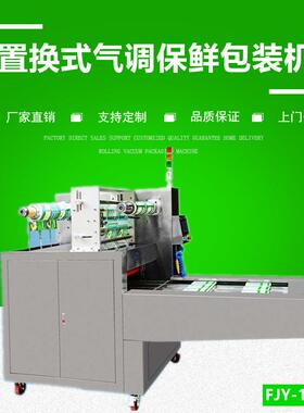 盒装气调锁鲜鲜包装机隧道连续式气调包装机厂家FJY-1913