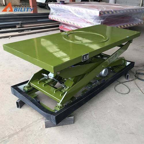 厂房运货液态固定式升降机电动固定剪叉式升降高空作业平台