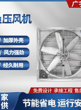 镀锌板负压风机工厂车间降温散热排风扇大功率工业排气扇