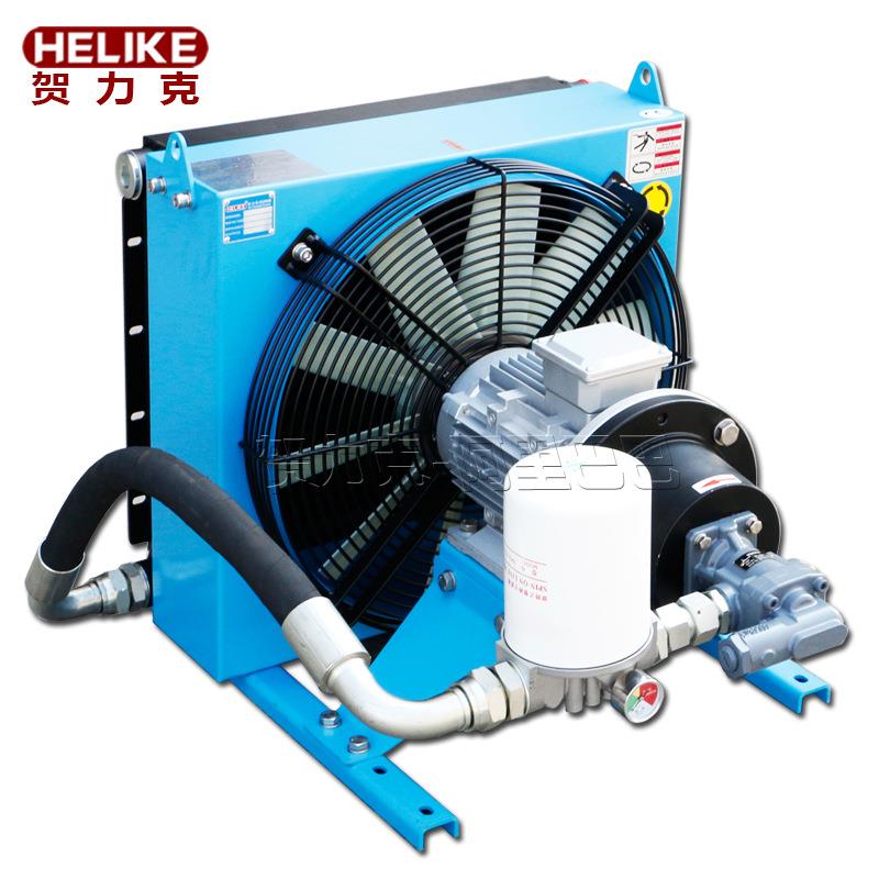 DXZX自吸风冷散热器减速机齿轮箱散热冷却润滑油散热自带油泵风冷