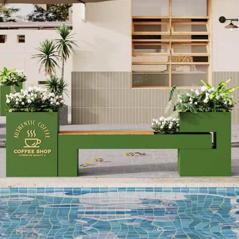 户外不锈钢花箱组合街道花架铁艺长方形镀锌板花槽花钵款式多多,家居饰品,花盆,淘宝优惠券,粉丝福利购,淘宝优惠卷