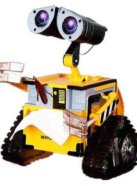 WALL-瓦力机器模型属抽纸盒复古创意客E厅人纸金巾盒铁1160艺摆件