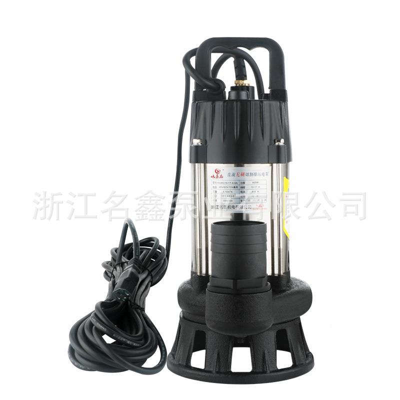 直流YTL不锈钢切割灌污水泵48v60v7v电瓶车泵化粪池抽2农水用溉浇
