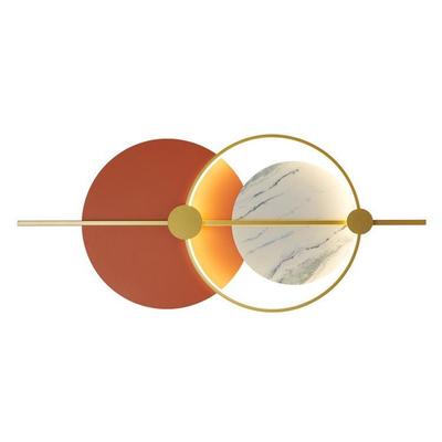 541客厅沙发背景墙装饰灯2023红床过头壁灯欧轻奢创网意楼北梯道