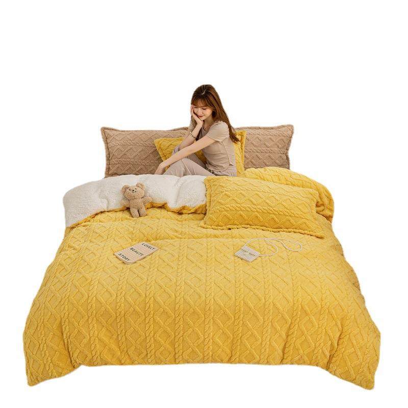 冬季加厚保暖羊羔绒被套法兰绒单件被罩单双人绒被罩塔芙绒被套,床上用品,学生床品套件,淘宝优惠券,粉丝福利购,淘宝优惠卷