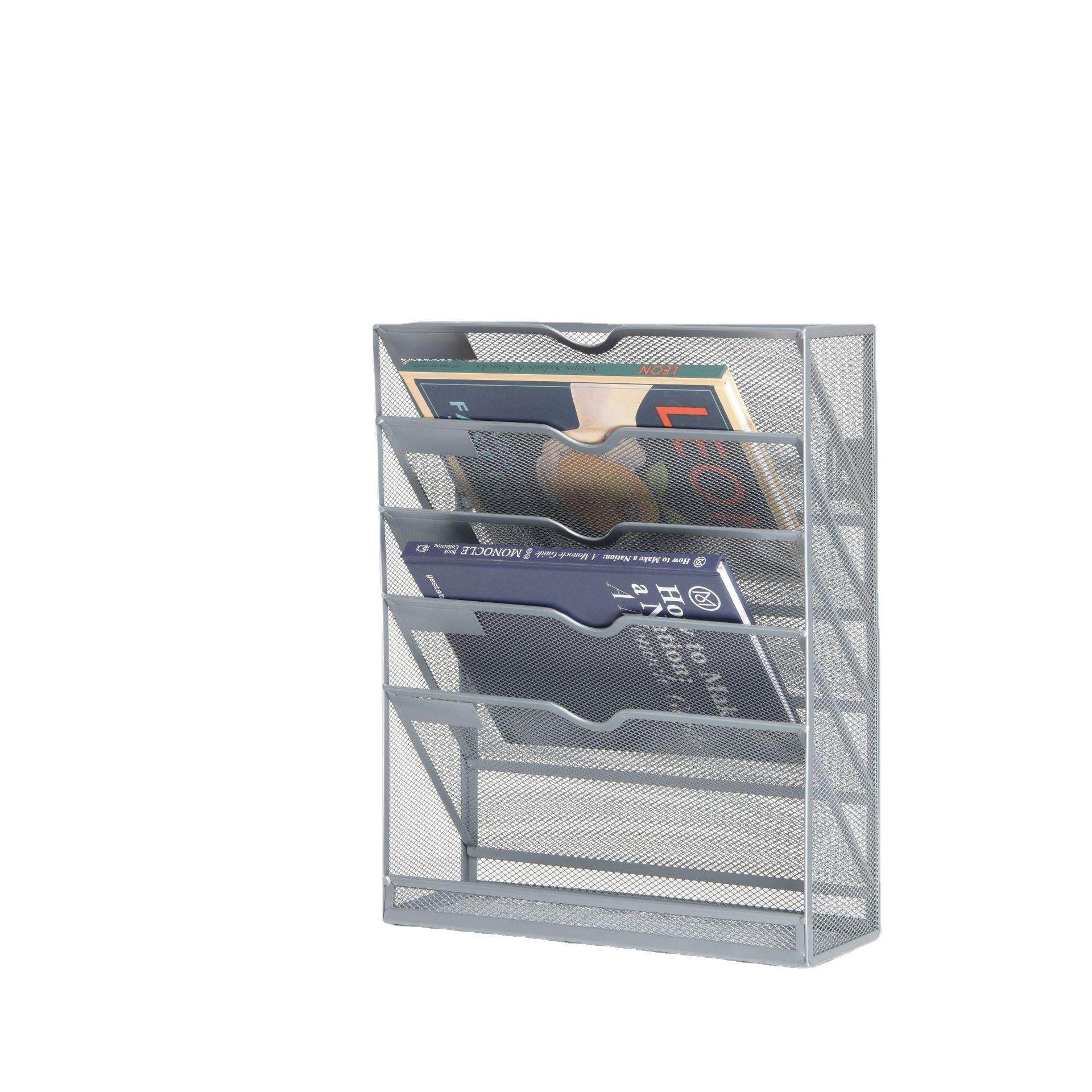 世晨5层办公文教书架课桌桌边桌面文件架收纳铁质多功能