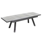 可伸缩防腐塑木休闲室外露天阳台奶茶店餐桌子防水户外桌椅家具灰