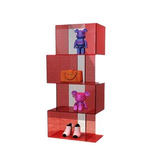 亚克力展示架货柜店铺鞋包架陈列橱窗道具家用多层书架置物收纳架