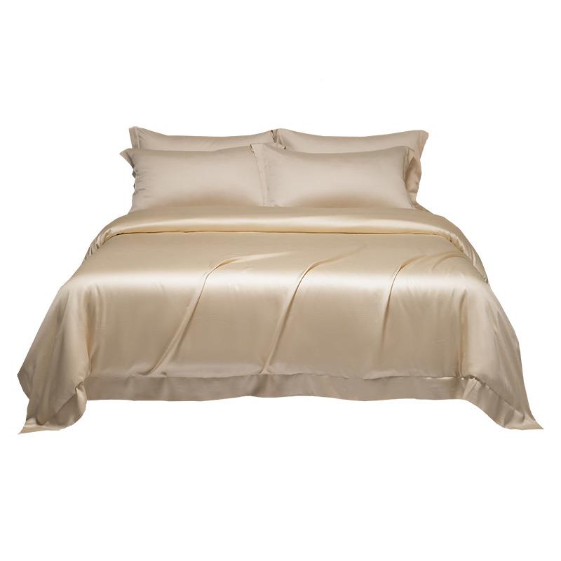 简人约套莱赛dj-01尔维纤被单件200X230夏天冰丝被罩单双纯色凉感