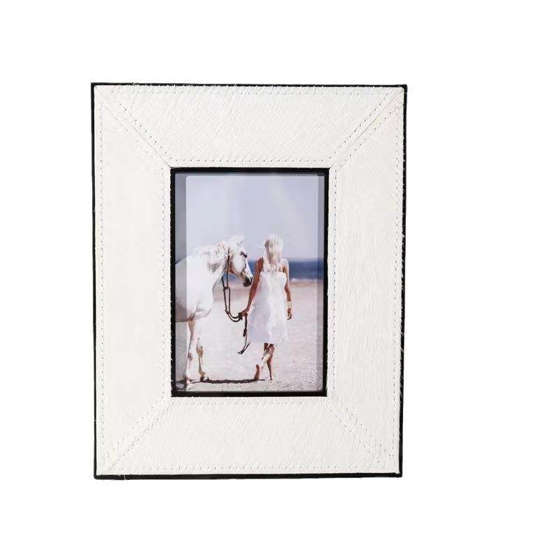 现代轻奢马毛实木相框摆件照片框桌面床头柜书桌装饰品样板间软装,家居饰品,DIY亲子装饰画,淘宝优惠券,粉丝福利购,淘宝优惠卷
