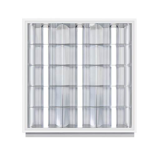 T8LED格栅灯600x600嵌入式暗装办公室医院商场灯盘60x60平板顶灯