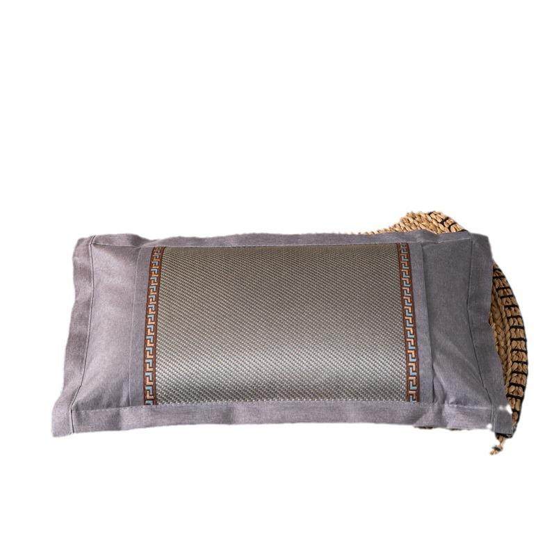 夏季凉感丝冰藤荞麦枕头全荞麦壳护颈枕头枕芯单只家用成人一对装,床上用品,枕头/枕芯,淘宝优惠券,粉丝福利购,淘宝优惠卷