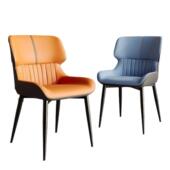 北欧轻奢网红家用高级感餐椅靠背椅化妆椅子酒店餐厅猫抓皮休闲椅