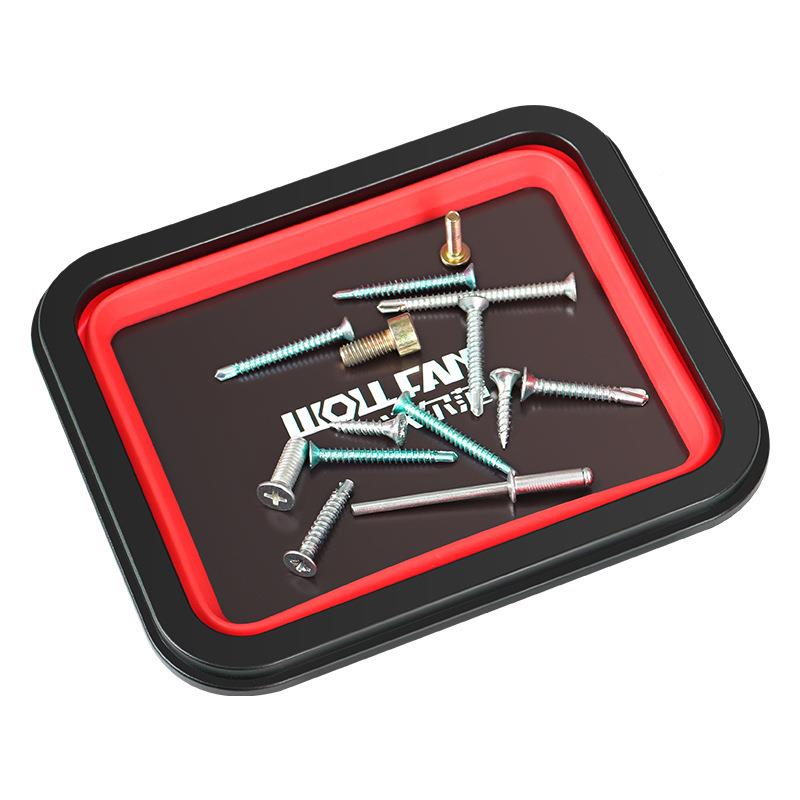 汽修螺丝批头零件收纳磁吸工作盘强零磁纳收纳盒件防丢收碗纳收盘