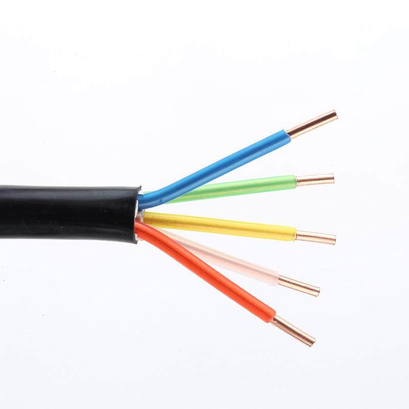 YJV铜芯电缆线2345芯1.52.56101625平35+1硬电线三相VV22