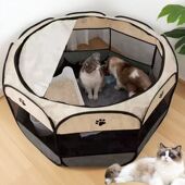 猫咪产房窝怀孕待产繁殖封闭式 帐篷生育猫笼家用室内可折叠坐月子