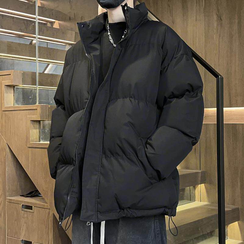 2023秋冬新款棉衣男士小棉袄加厚情侣ins百搭棉服立领保暖外套