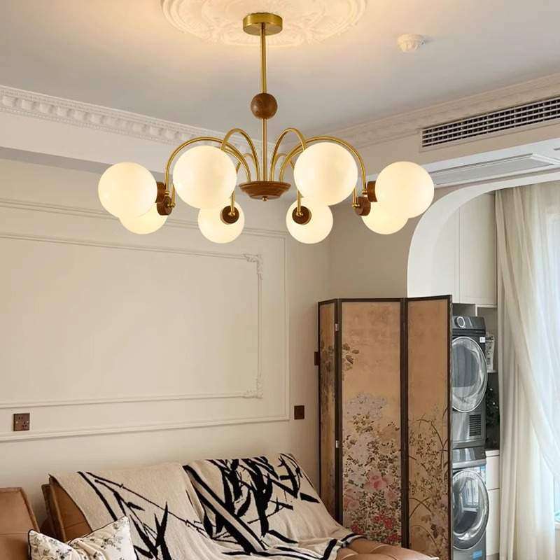 法式中古客厅魔豆吊灯法式大厅主灯南洋美式复古卧室餐厅全铜吊灯,3C数码配件,USB灯,淘宝优惠券,粉丝福利购,淘宝优惠卷