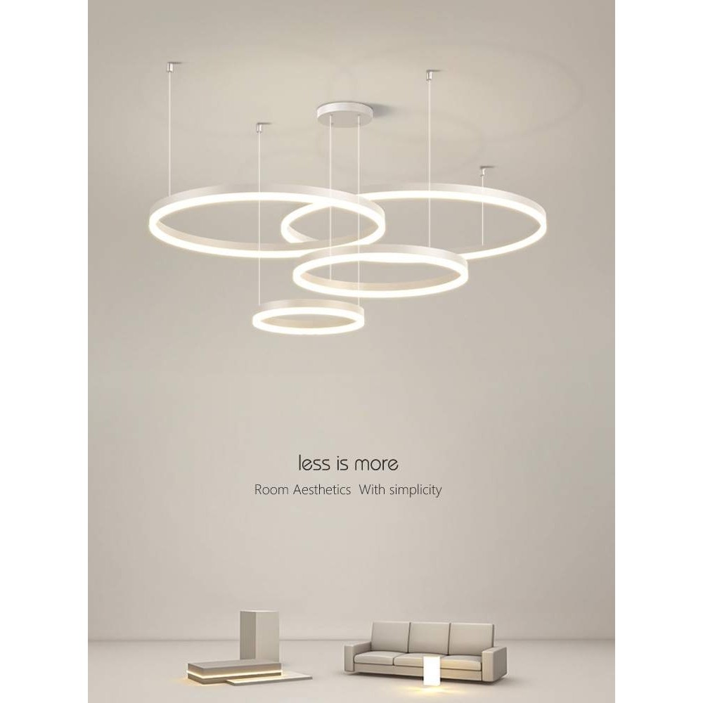 极简客厅吊灯现代简约大气轻奢主卧室餐厅圆环形网红灯具大全,3C数码配件,USB灯,淘宝优惠券,粉丝福利购,淘宝优惠卷