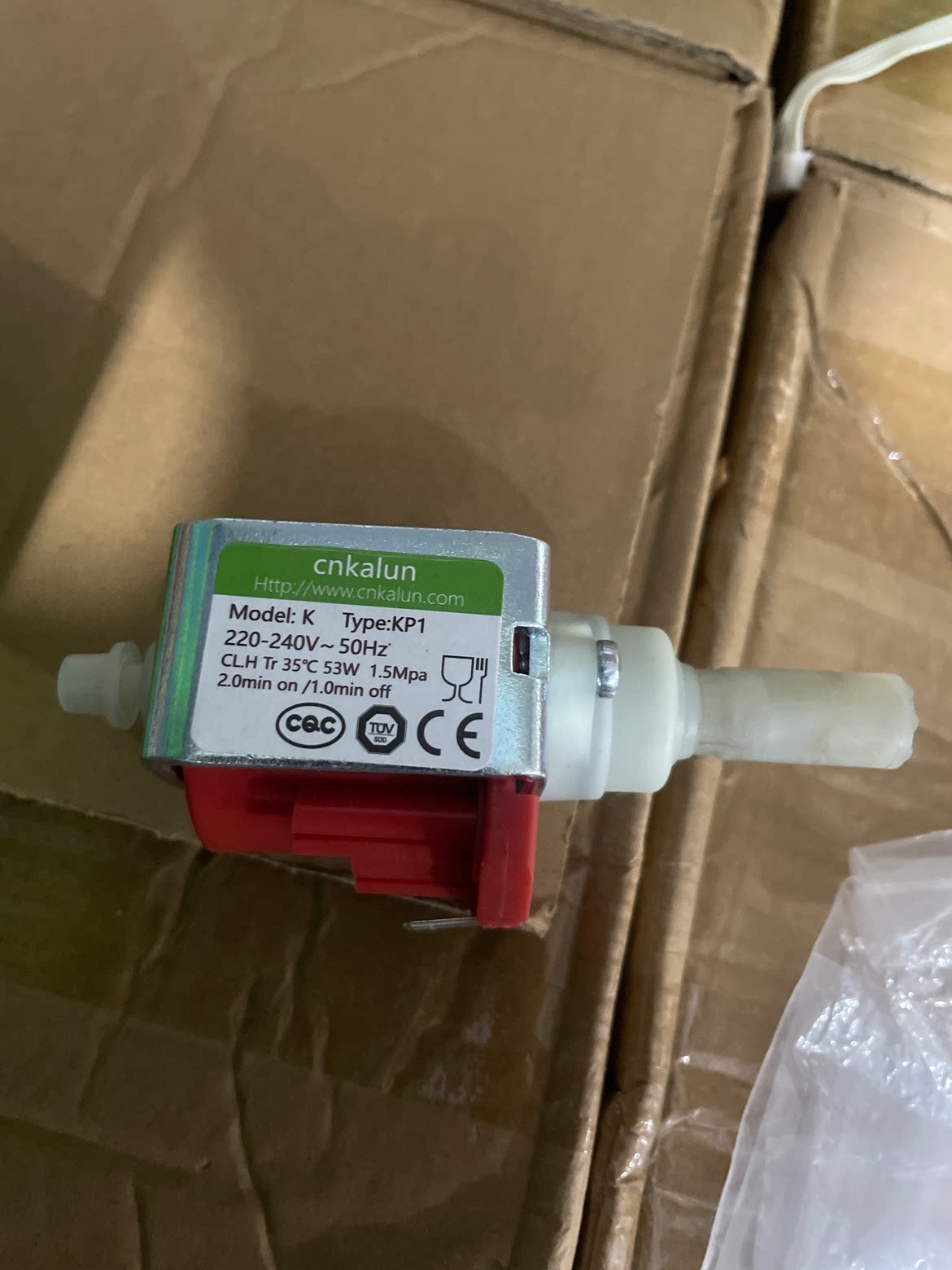 Acid and alkali resistant KP1 solenoid pump 53W mold temperature controller, coffee machine, sterilizer cabinet, cleaning machine, self-priming water pump