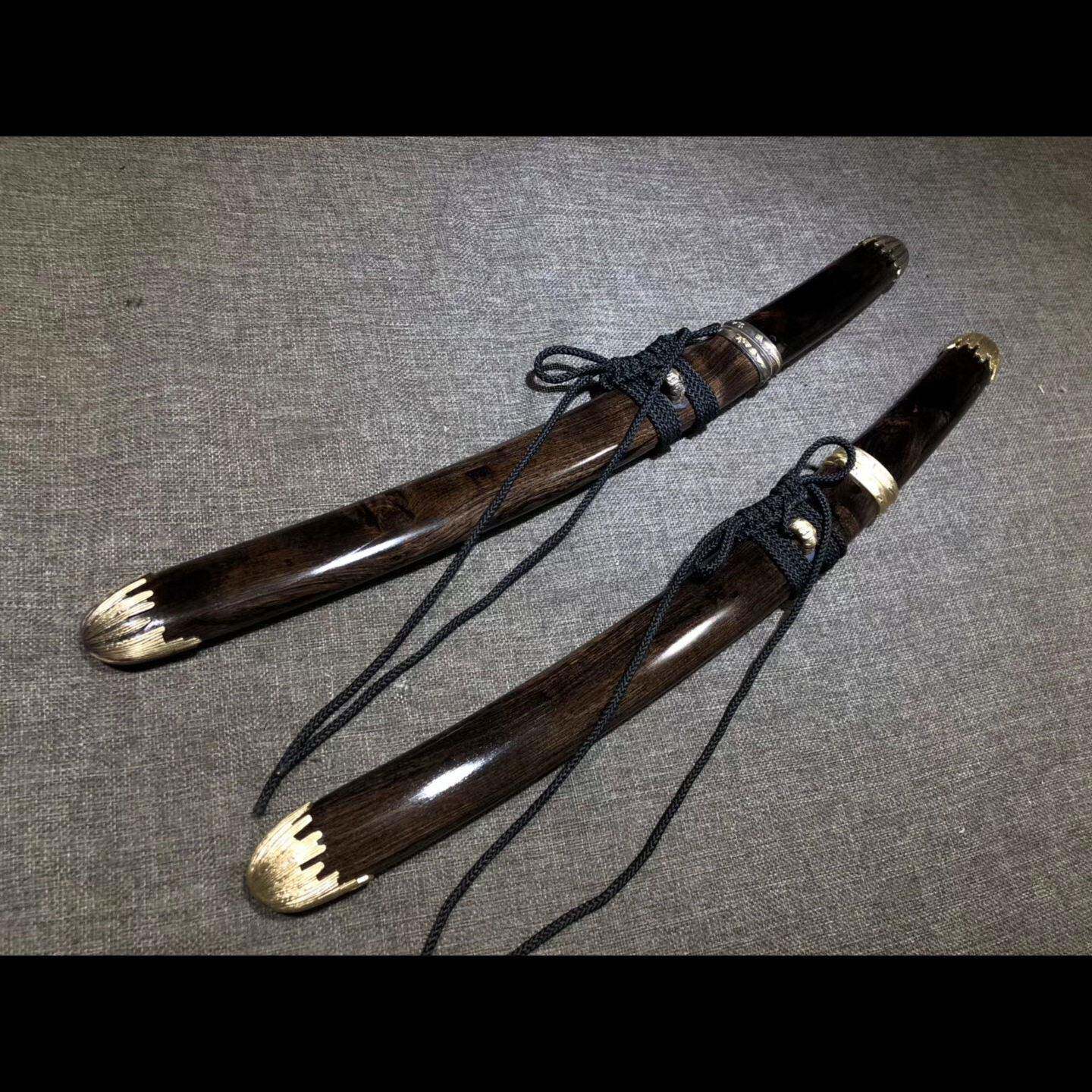 龙泉周匠剑庄刀剑短款肋差浪人短刀锻打一体T10钢烧刃车载未开刃