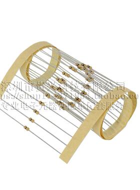 1/6W碳膜电阻器精度5%62R68R75R82R91R欧姆0.125W四色环