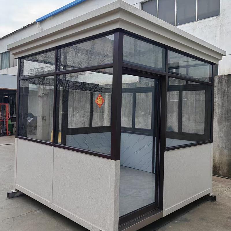 真石漆岗亭保安户外岗亭小区房地产车库景区值班亭子门卫传达室