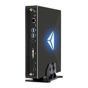 四核独显迷你主机i7小型微型台式组装电脑GTX1650办公游戏minipc