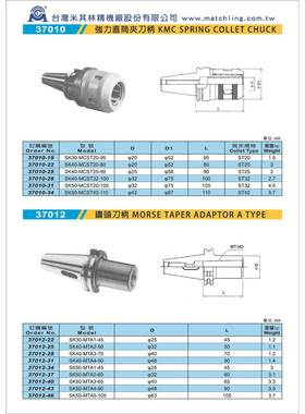 一级matchling钻头刀柄莫氏锥度MTSK/BT40-MT4-90