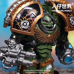 战锤40k火蜥蜴土星终结者战团星际战士第三方人仔拼装积木玩具