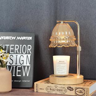 新款 融蜡灯卧室客厅台灯 床头融烛灯床头灯轻奢高级感香薰灯美式