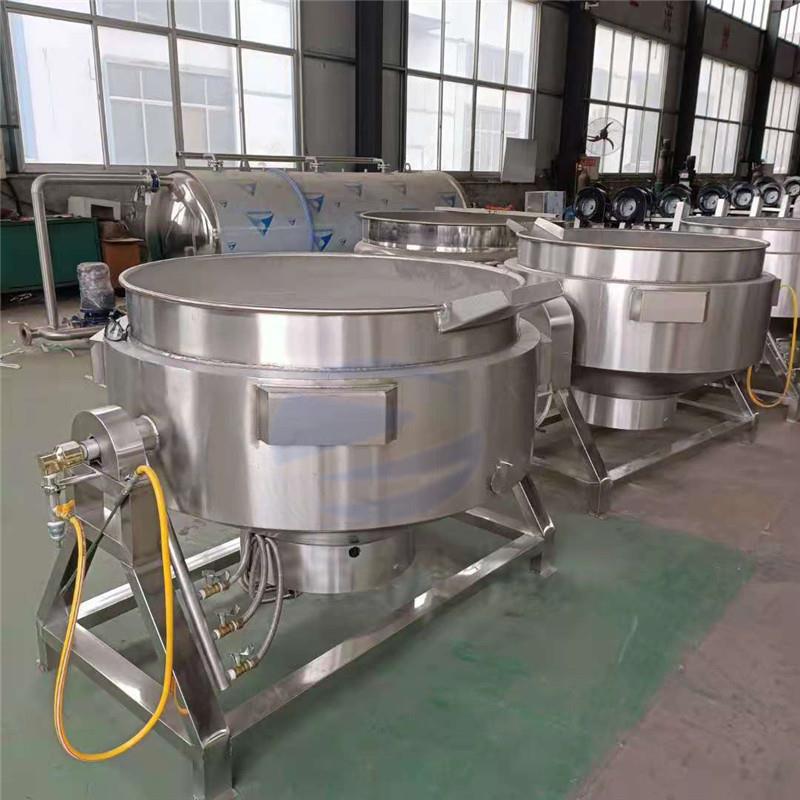 可倾式浓缩梨汁熬煮夹层锅 电加热酱牛肉卤煮锅 中央厨房炒菜锅