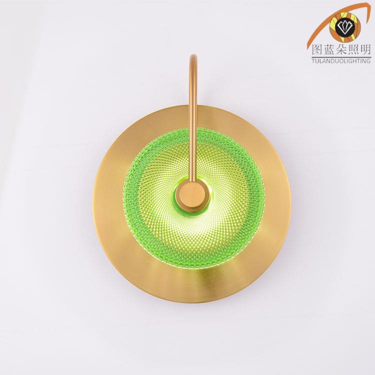 客厅过艺道楼梯轻间样板房壁灯UZT 后现代奢铁壁 北欧壁灯厂灯家