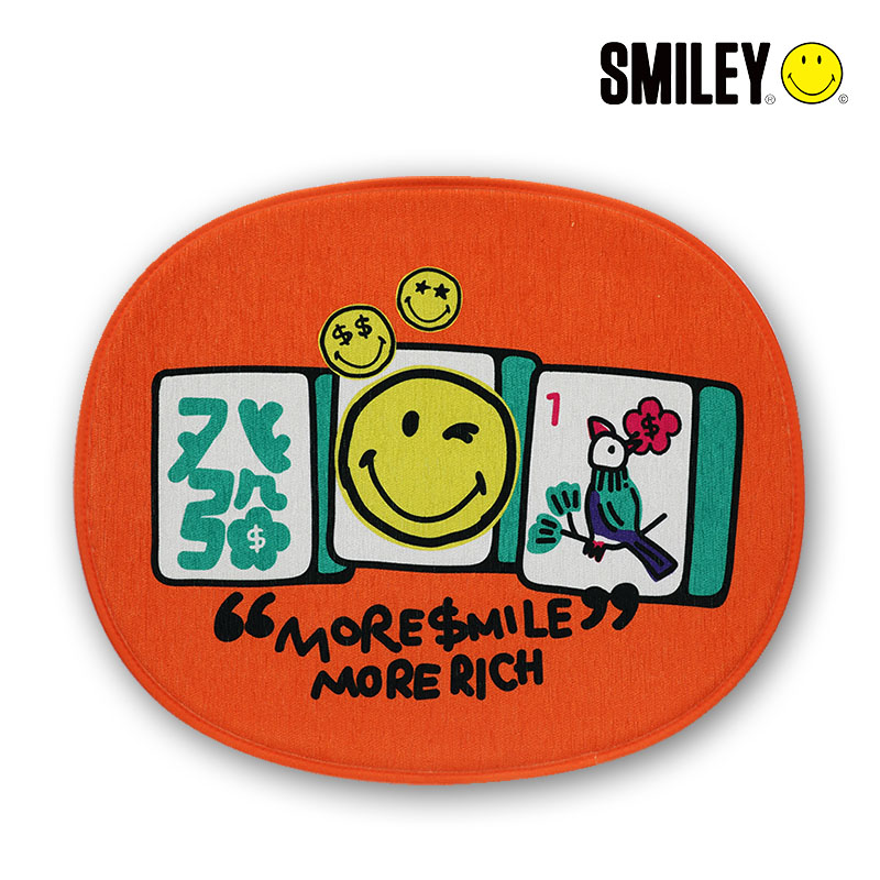 SMILEY x 有钱花「雨水则发」浴室垫吸水速干安全防滑